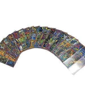1993 Marvel Universe Skybox Series 4 Partial Binder Lot Xmen Spider Man 150+